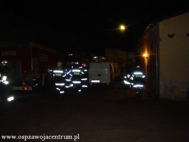 Nocne manewry powiatowe - Tartak 2009
